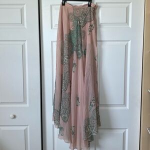 Beautiful Boho one of a kind Eva Franco Maxi skirt